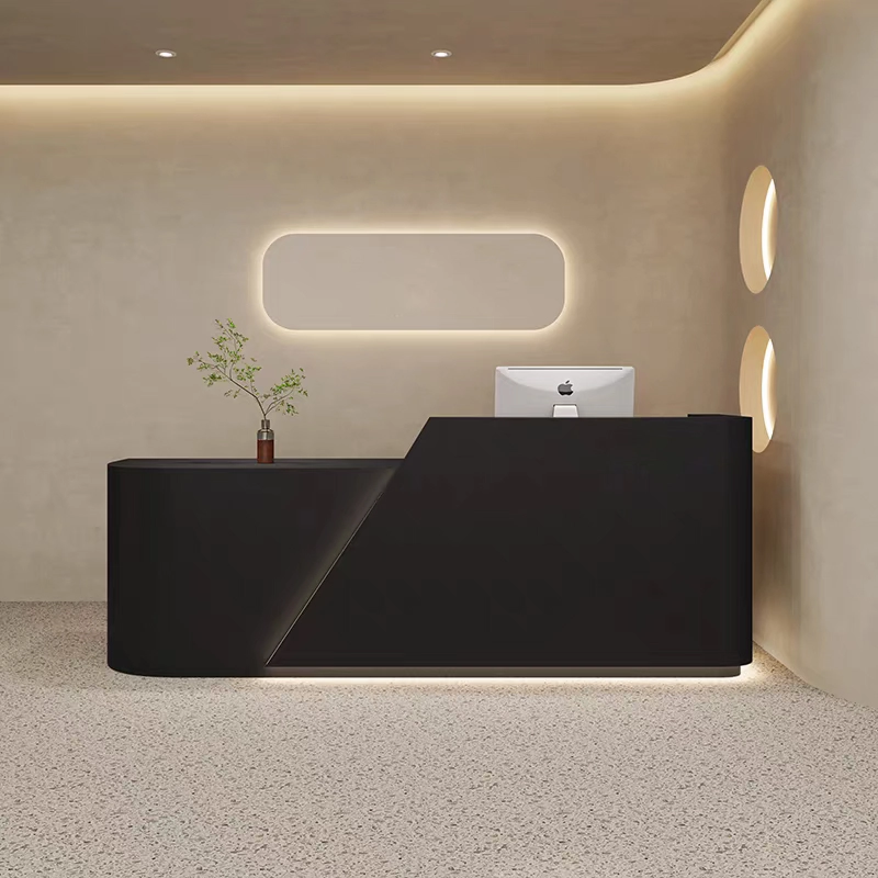 Modern Custom Reception Desk for Salons, Gyms, and Retail Spaces - MEI YI