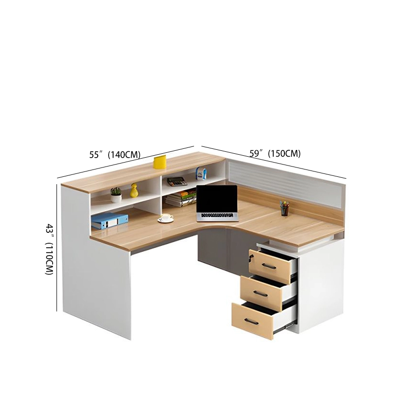 Computer Desk Workstation and Chair Set Modular for Office Working Zone ODM Solution Provider MEIYI - MEI YI