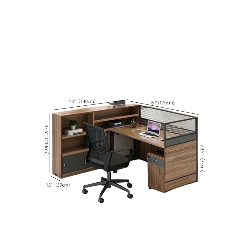 4 Person Computer Workstation Desk for Commercial Office Staff Space Bulk Purchaser MEIYI - MEI YI