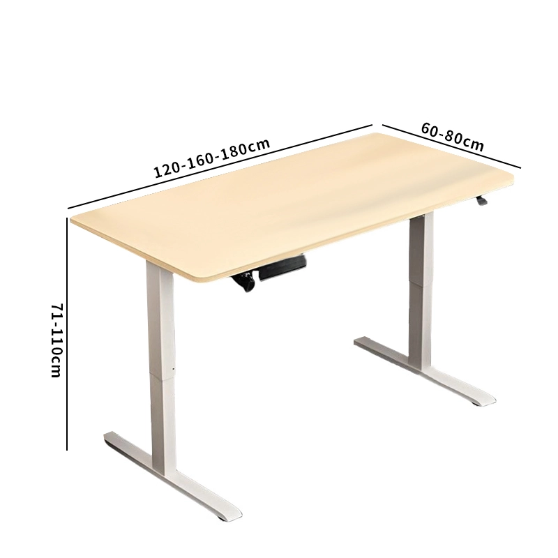 Electric Height-Adjustable Gaming and Home Office Desk with Steel Frame - MEI YI