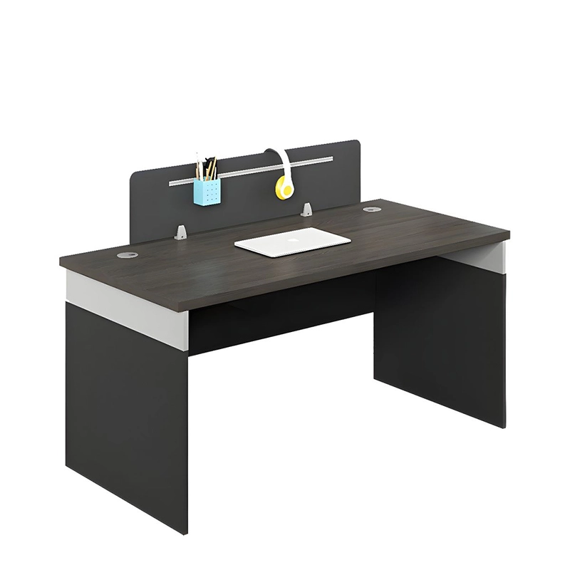 Wooden Modern Workstation Desk with Steel Drawers for Commercial Office Cubicles Furniture Supplier MEIYI - MEI YI