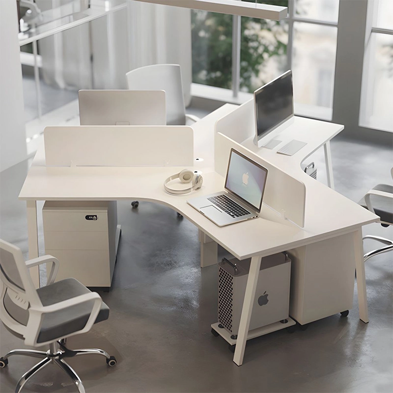 Office Workstation with Movable Filing Cabinet Creative Design for Enterprise Staff Zone B2B Furniture Vendor MEIYI - MEI YI