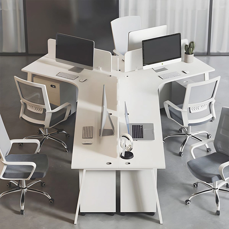 Office Workstation with Movable Cabinet Modular for Institutional Working Zone Professional Production Base MEIYI - MEI YI