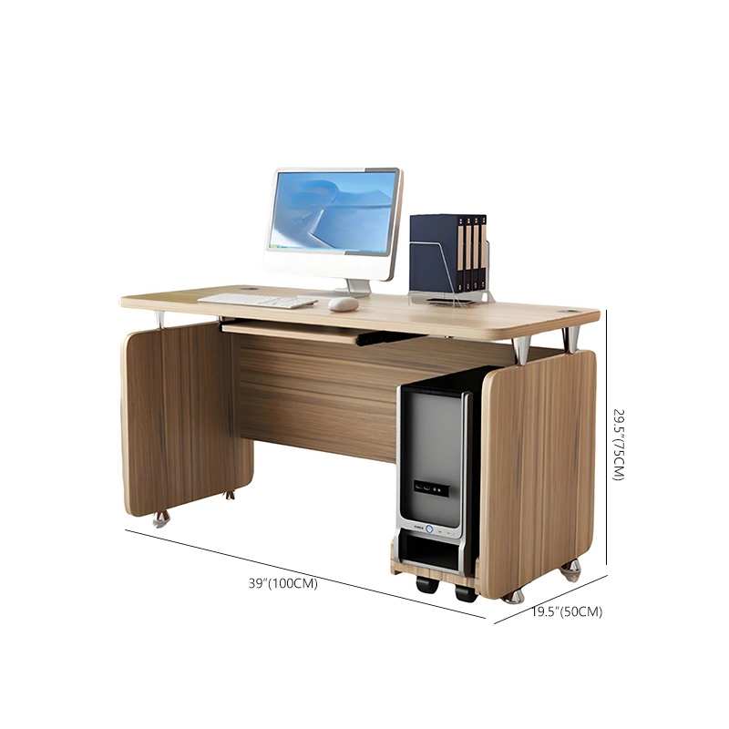 Customized Office Computer Desk with Storage Cabinet for Modern Office Work Area Direct Factory Sale MEIYI - MEI YI