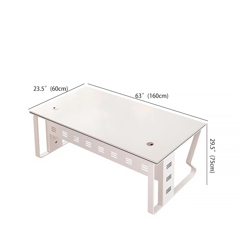 Modern Ergonomic Single Desk for Executive Office Building Environment MEIYI Furniture - MEI YI