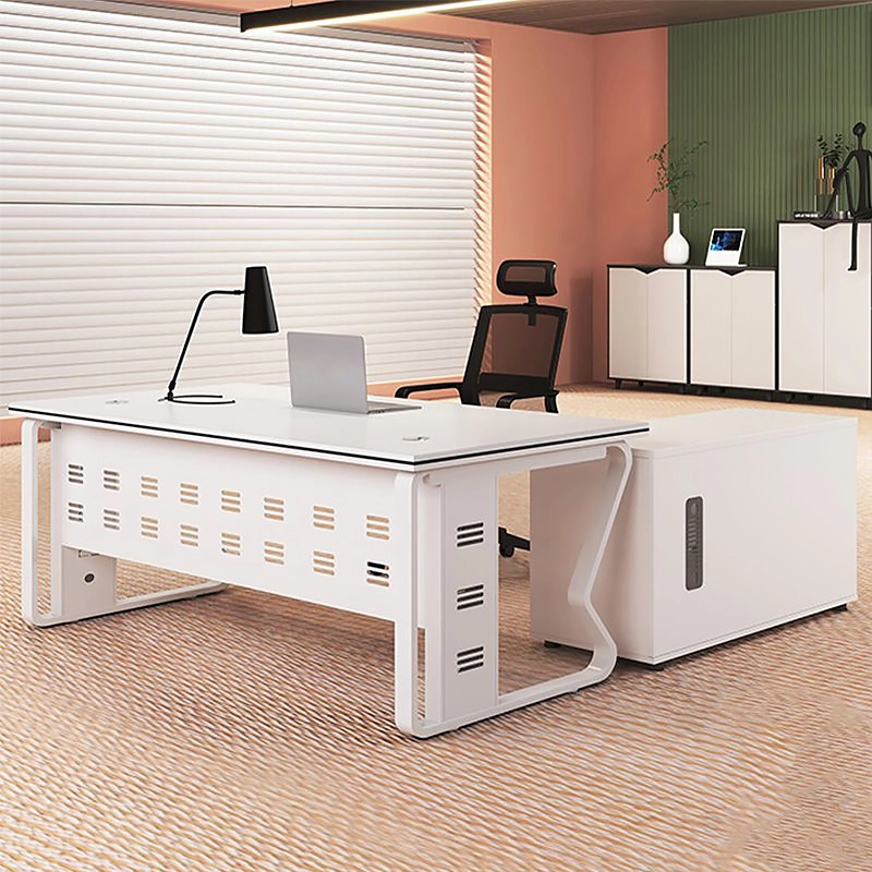 Ergonomic Single Office Desk Modern Design for Office Building Work Area Direct Factory Supplier MEIYI - MEI YI