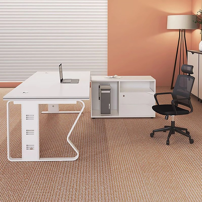 Single Person Executive Workstation Desk for Office Building Business Zone B2B Furniture Vendor MEIYI - MEI YI