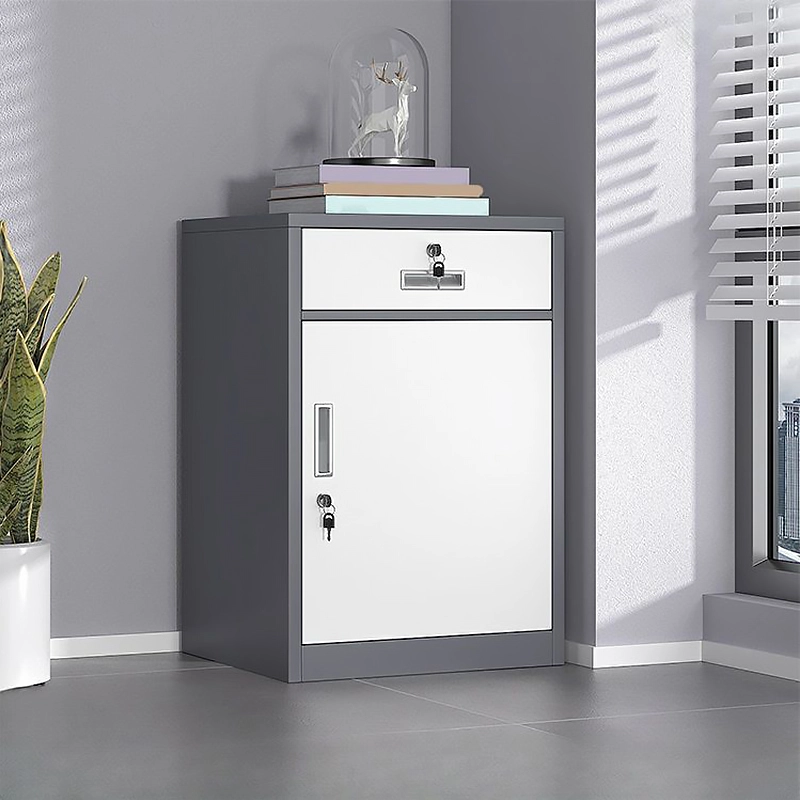Modern Small Steel Durable Filing Cabinet Lockable Drawers for Office Space OEM Manufacturer MEIYI - MEI YI