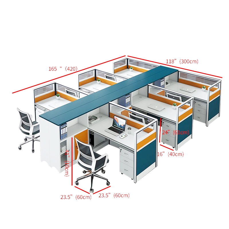 Modern Cubicle Workstation Furniture for Office Staff Working Space Export Trading Company MEIYI - MEI YI