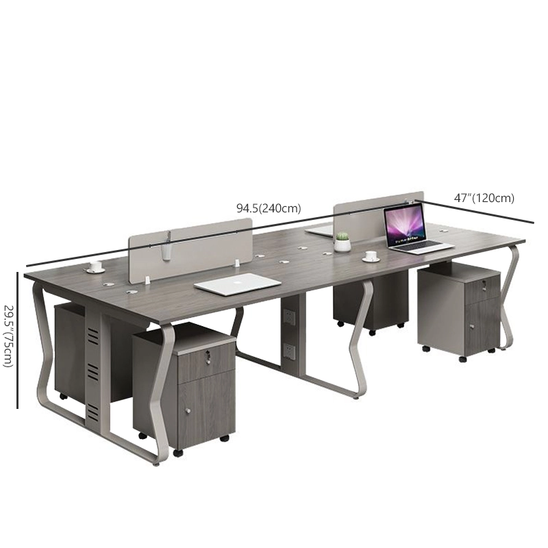 Modern Computer Table Office Desk for Professional Call Center Working Zone Professional Production Base MEIYI - MEI YI