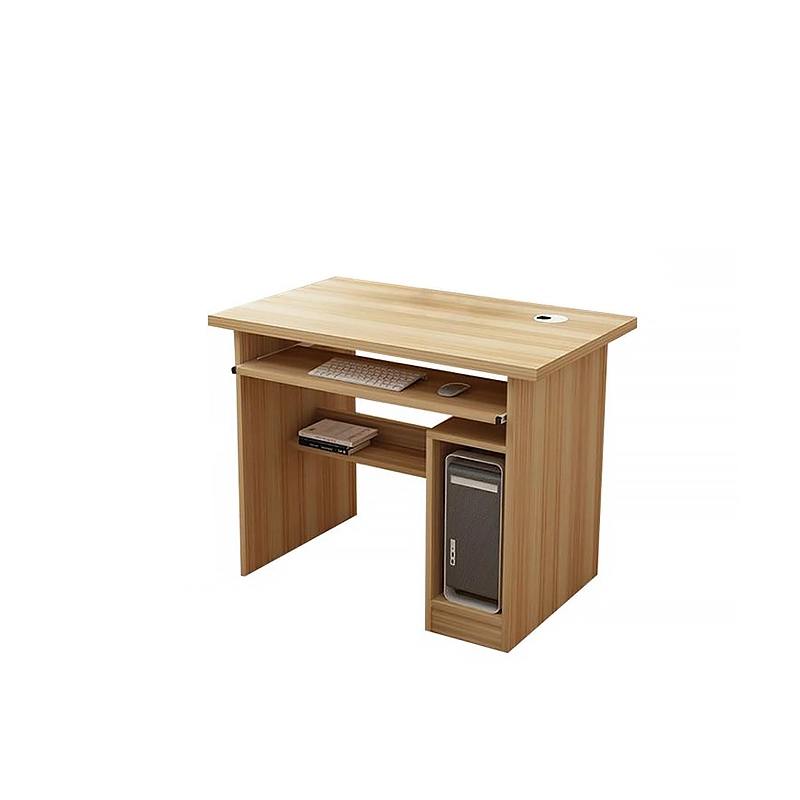 Escritorio de computadora de dos plazas, tamaño estándar, con cajones extensibles para teclado, ideal para oficinas, escuelas y empresas - MEI YI