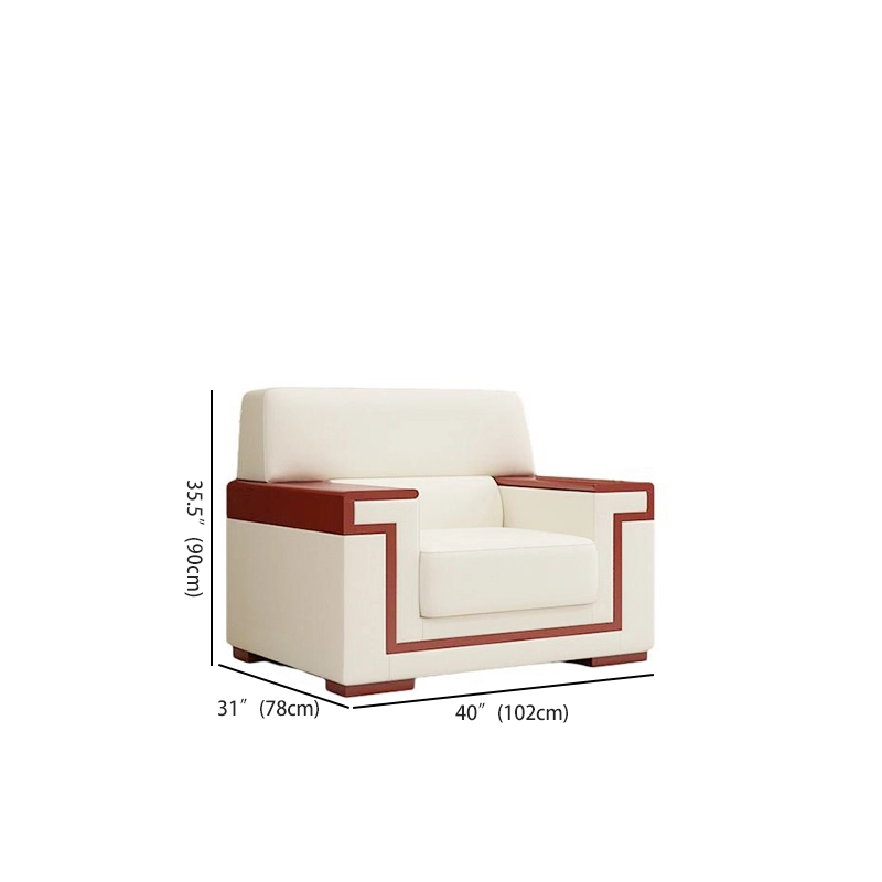 Office Furniture Commercial Modern Reception Sofa Office Couch Leather Office Sofa Set Furniture - MEI YI