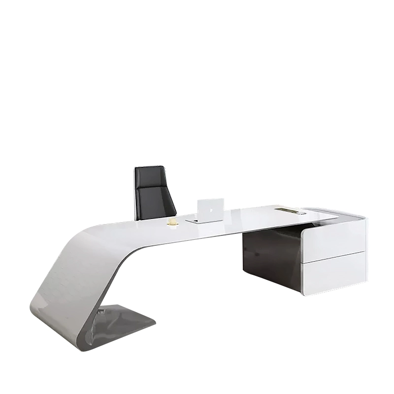 Fábrica de muebles al por mayor, escritorio de jefe con diseño de CEO, muebles de oficina duraderos - MEI YI