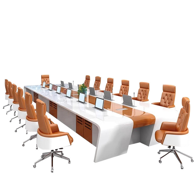 Customized New Style Baking Paint Craft Modern Conference Table  Office Desk Meeting Room Conference Table - MEI YI