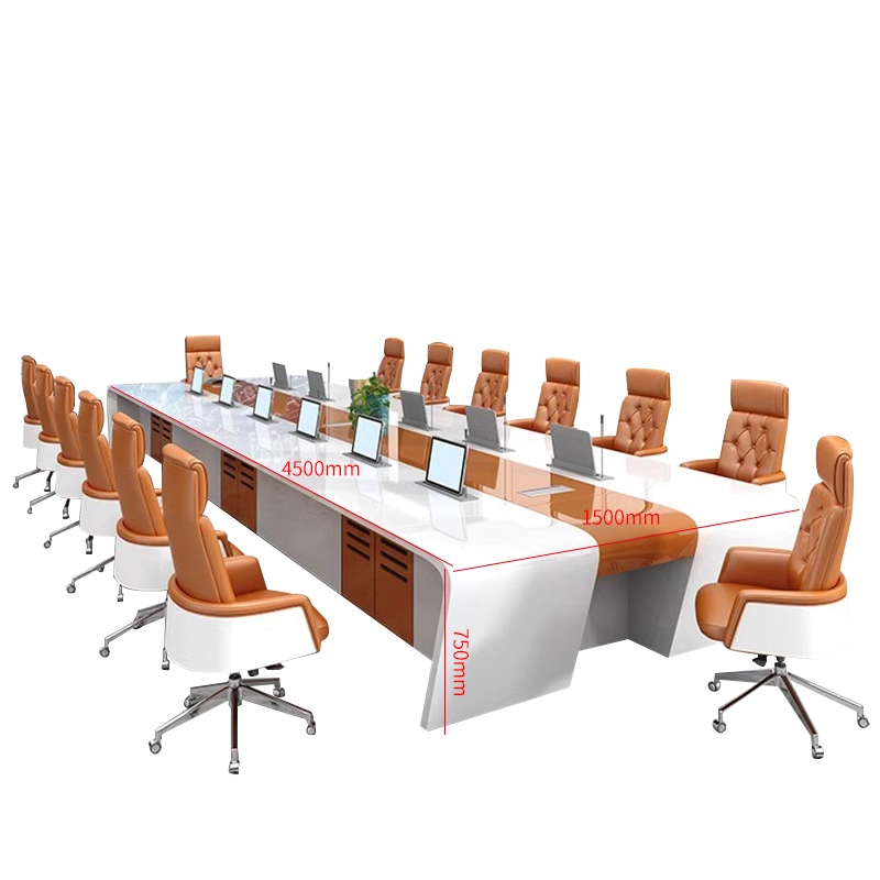 Customized New Style Baking Paint Craft Modern Conference Table  Office Desk Meeting Room Conference Table - MEI YI