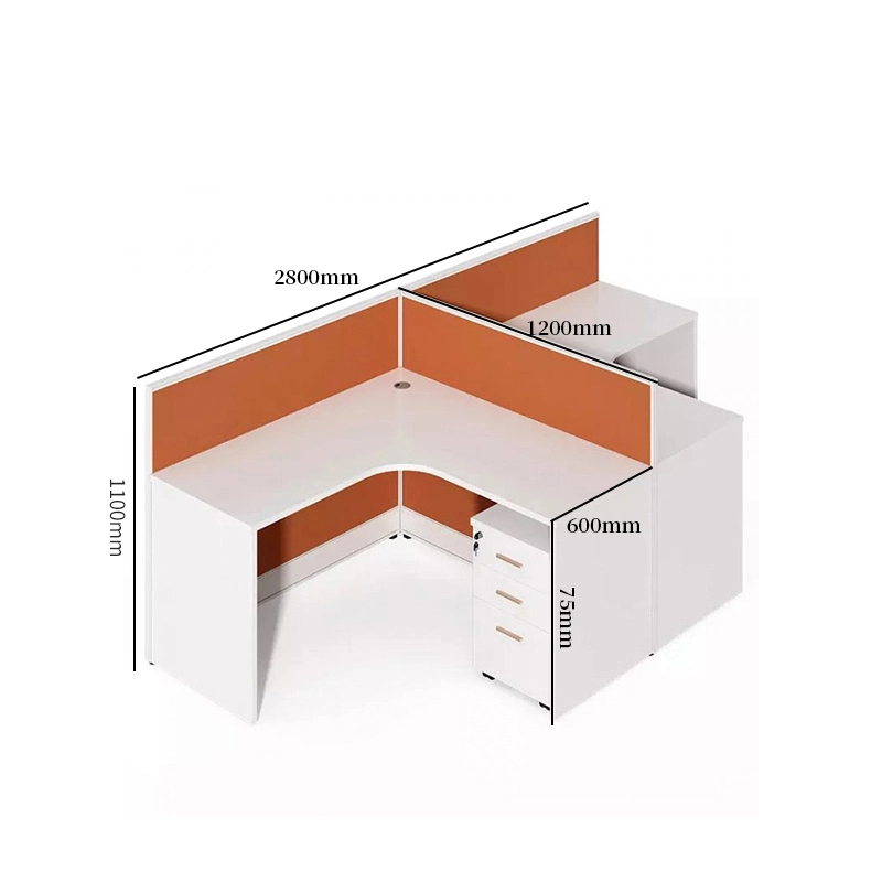 Modern Office Table Cubicle Workstation Commercial Furniture Office Partitions Work Station Desk Office Furniture - MEI YI
