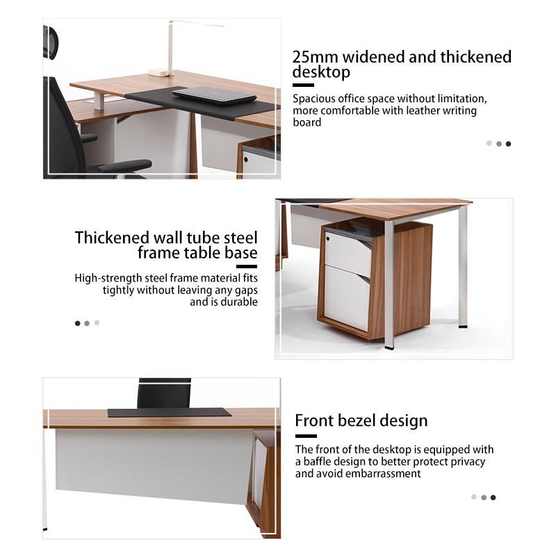 Modern L-Shaped Office Desk for Executive, Managerial, and Business Workspaces Modern L-Shaped Office Desk for Executive, Managerial, and Business Workspaces