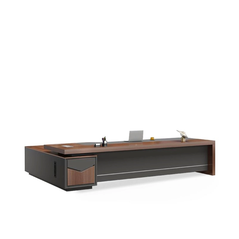 Luxury Factory-Supplied L-Shaped Manager Desk – Modern High-End Office Furniture for Executive Procurement - MEI YI