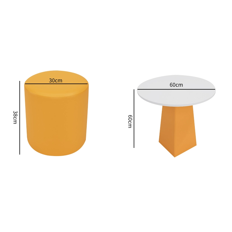 Office Creative Lounge Leisure Sofa Lobby Reception Special-shaped S-shaped Coffee Table Combination Simple Leather - MEI YI