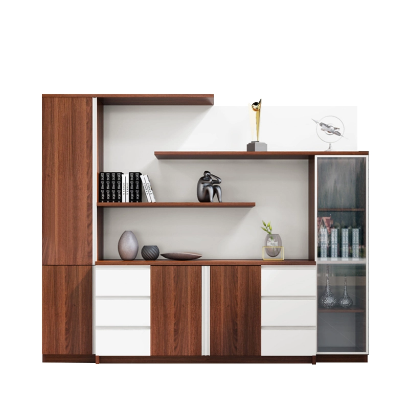 طاولة كمبيوتر على شكل حرف L من أثاث المكاتب - مكتب فاخر للمدير التنفيذي - مي يي