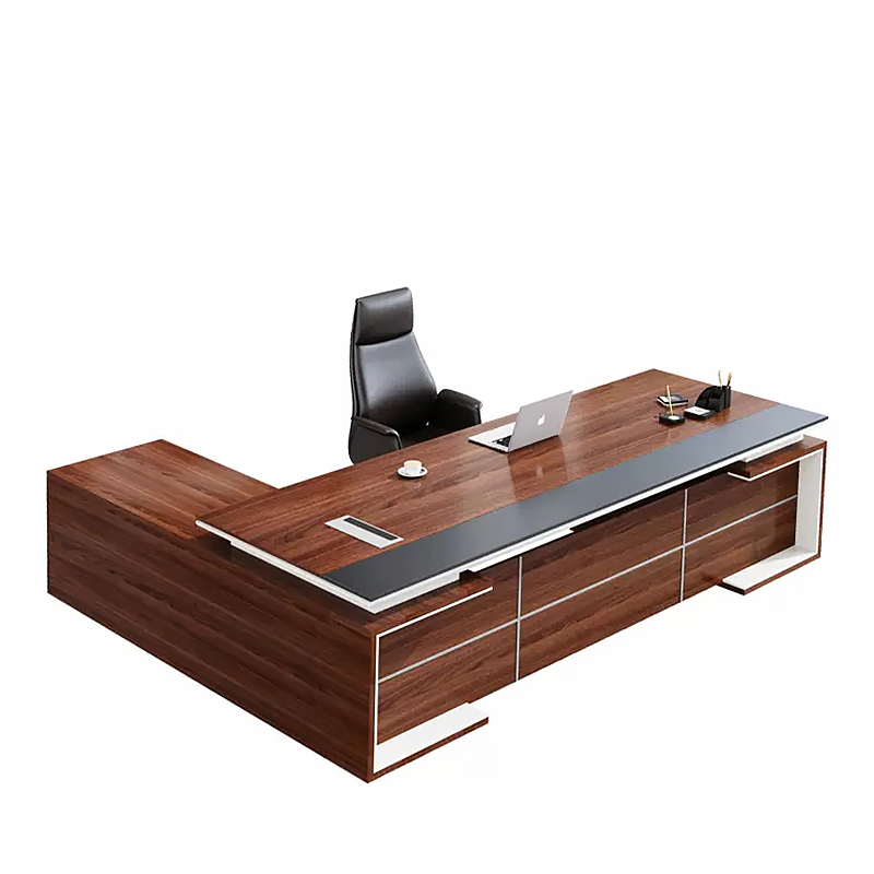 Meubles De Bureau L Shape Computer Table OFFICE FURNITURE Luxury Office Executive Desk for CEO Meubles De Bureau L Shape Computer Table OFFICE FURNITURE Luxury Office Executive Desk for CEO