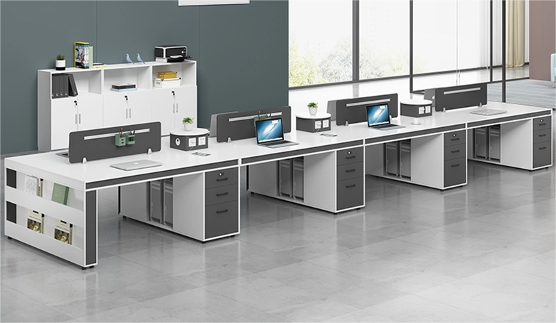 MFC Panel Partitions Office Desk White for Institutional Office Space Export Trading Company MEIYI - MEI YI