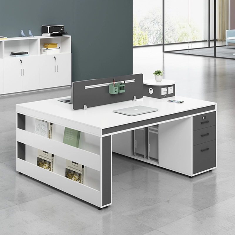 White Modern Computer Workstation MFC for Home Office Working Zone Professional Production Base MEIYI - MEI YI