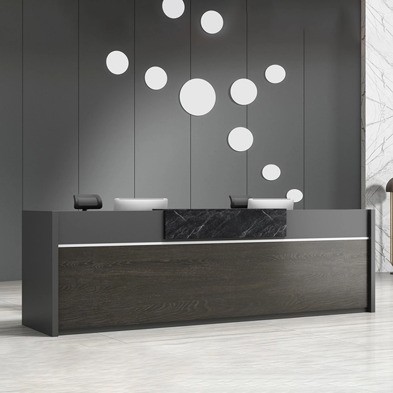 Reception Counter Office Desk Furniture for Business Lobby Environment ODM Solution Provider MEIYI - MEI YI