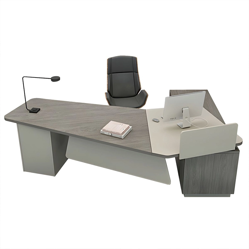 Modern MFC Wood Manager Work Table CE Certified Texture for Office Boss Working Room Factory Producer MEIYI - MEI YI Modern MFC Wood Manager Work Table CE Certified Texture for Office Boss Working Room Factory Producer MEIYI - MEI YI