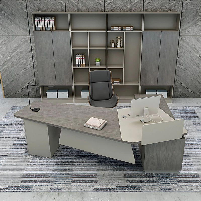 CE Certified MFC Wood Furniture Set Modern Style for Home and Office CEO Manager Space B2B Supplier MEIYI - MEI YI