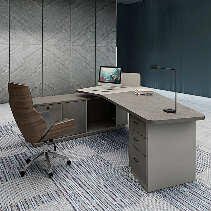 Modern Executive Furniture Set MFC Wood Structure CE Certified for Home Office Boss Workspace Furniture Wholesaler MEIYI - MEI YI