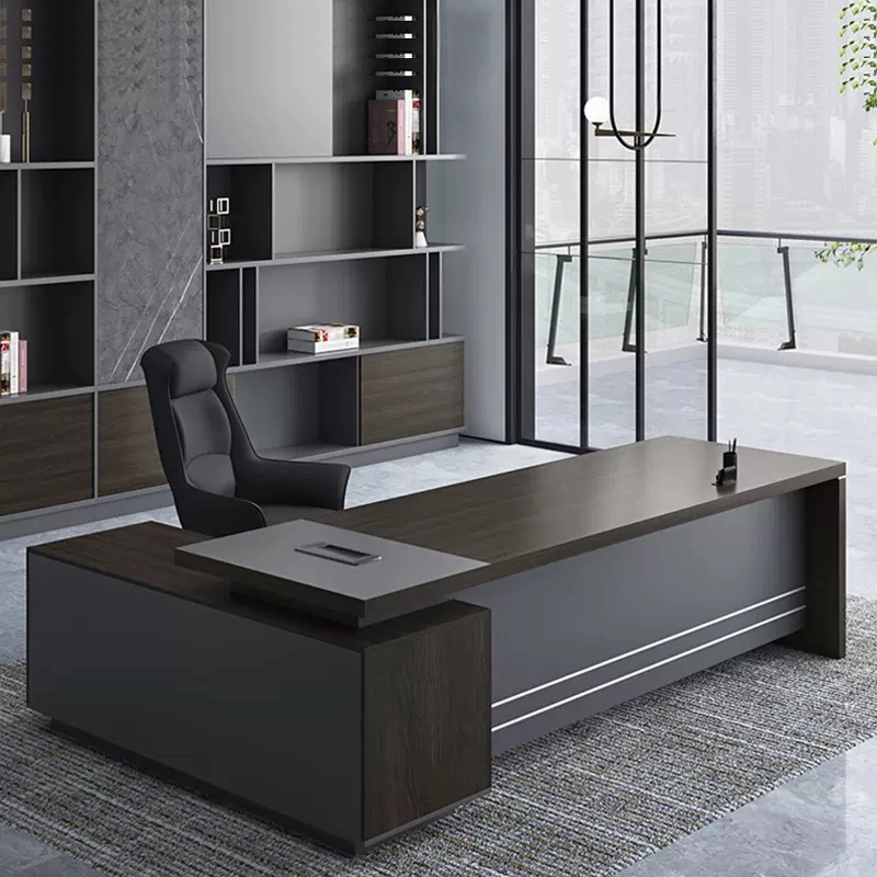 Wood Executive Office Furniture Luxury for Enterprise Boss Space Professional Production Base MEIYI - MEI YI