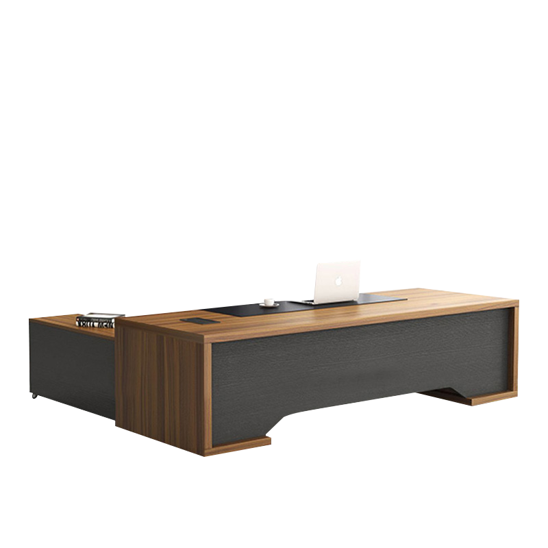 High Tech L Shaped Boss Office Desk Customized for Manager Work Area Direct Factory Supplier MEIYI