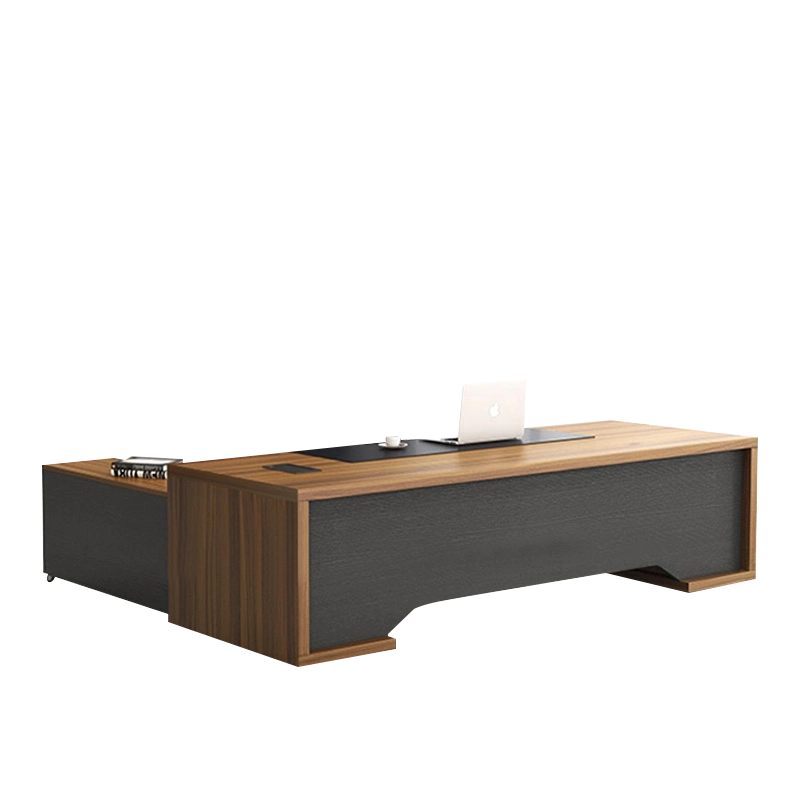 High Tech L Shaped Boss Office Desk Customized for Manager Work Area Direct Factory Supplier MEIYI - MEI YI