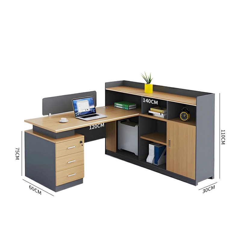 Modern Computer Desk Screen Station Locker for Office Employee Working Area Export Trading Company MEIYI - MEI YI