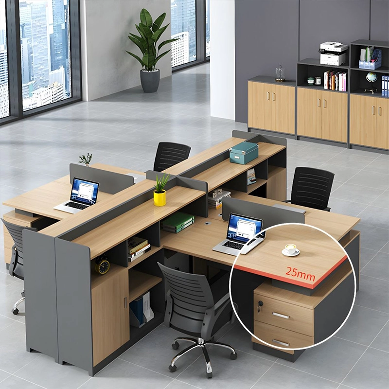 Office Staff Computer Desk with Partition Locker Simple Modern Design ODM Solution Provider MEIYI - MEI YI Office Staff Computer Desk with Partition Locker Simple Modern Design ODM Solution Provider MEIYI - MEI YI