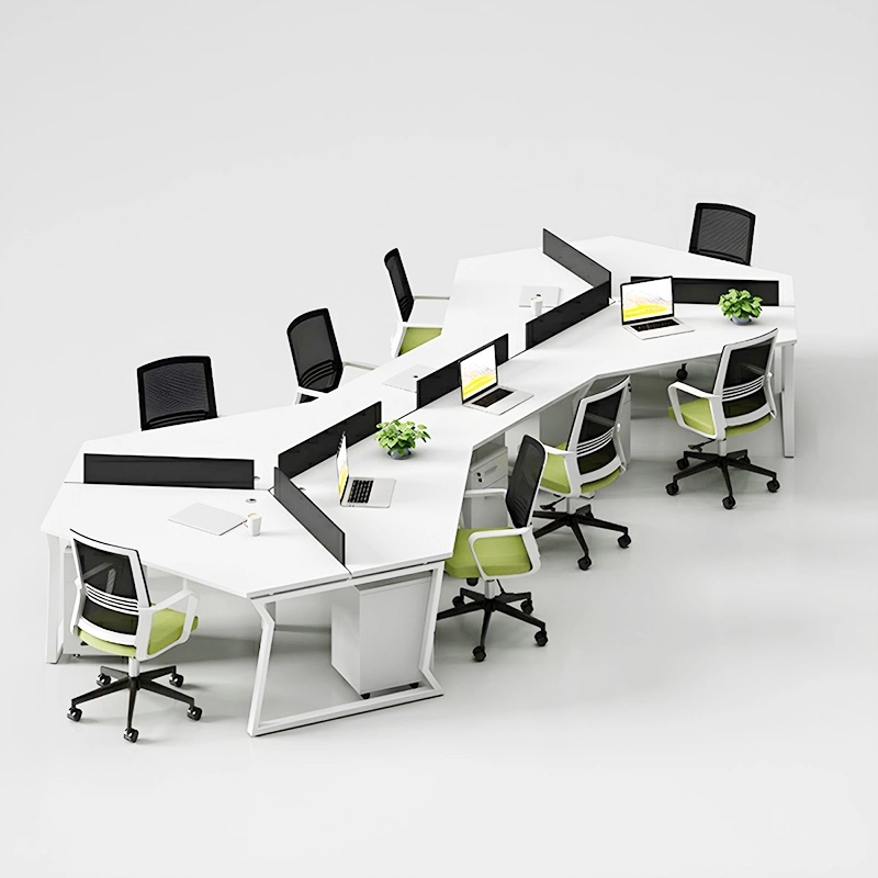 Modern L Shaped Office Workstation Metal for Corporate Staff Office Space Furniture Wholesaler MEIYI - MEI YI