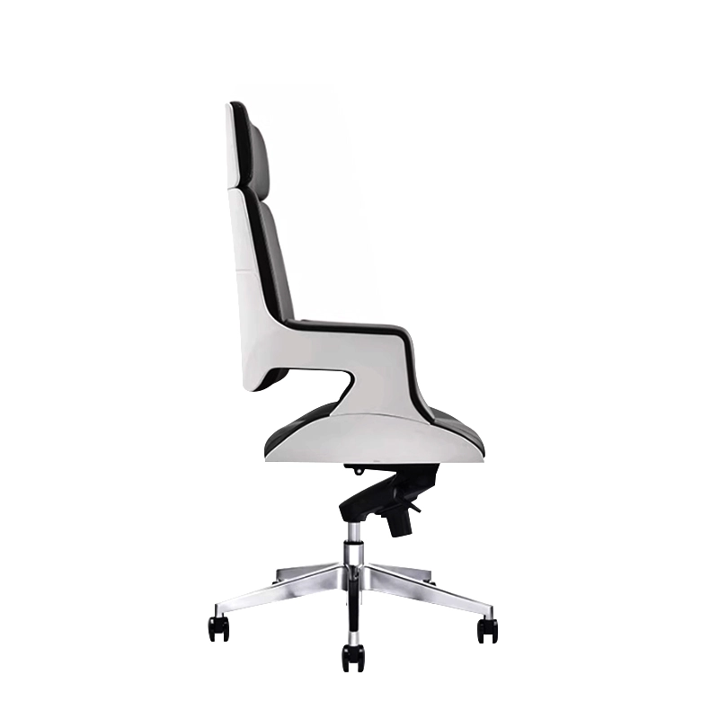 Luxury Genuine Leather Executive Chair with Custom Color Options - MEI YI