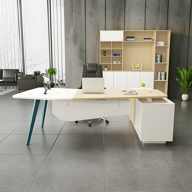 Modern Single Person Boss Desk Chair Set Wood Panel for Executive Office Environment ODM Solution Provider MEIYI Modern Single Person Boss Desk Chair Set Wood Panel for Executive Office Environment ODM Solution Provider MEIYI