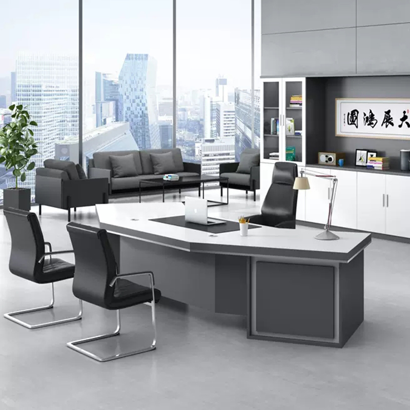 Large Modern Luxury High Glossy Office Table for CEO Executive Workspace OEM Manufacturer MEIYI Large Modern Luxury High Glossy Office Table for CEO Executive Workspace OEM Manufacturer MEIYI