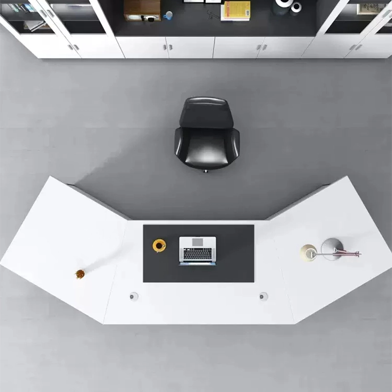 Modern Luxury CEO Desk Large High Glossy for Corporate Executive Office Furniture Wholesaler MEIYI - MEI YI