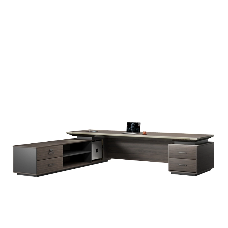 Wooden 2.4m Long Executive Desk Melamine for Office Director Workspace MEIYI Furniture - MEI YI