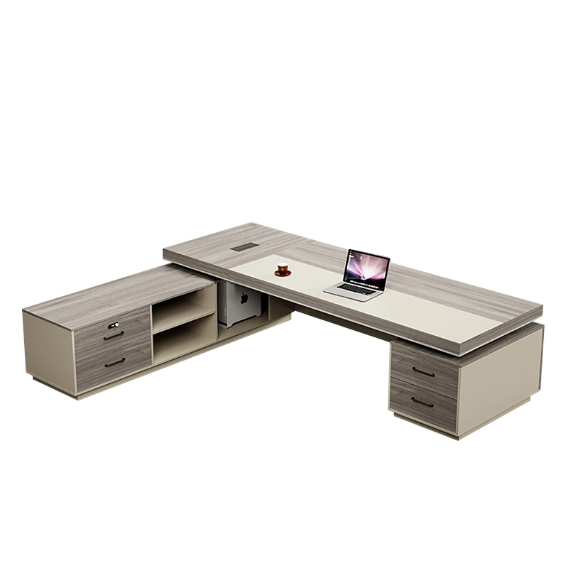 L Shape MFC Executive Office Desk Luxury for Institutional Manager Space Export Trading Company MEIYI - MEI YI L Shape MFC Executive Office Desk Luxury for Institutional Manager Space Export Trading Company MEIYI - MEI YI