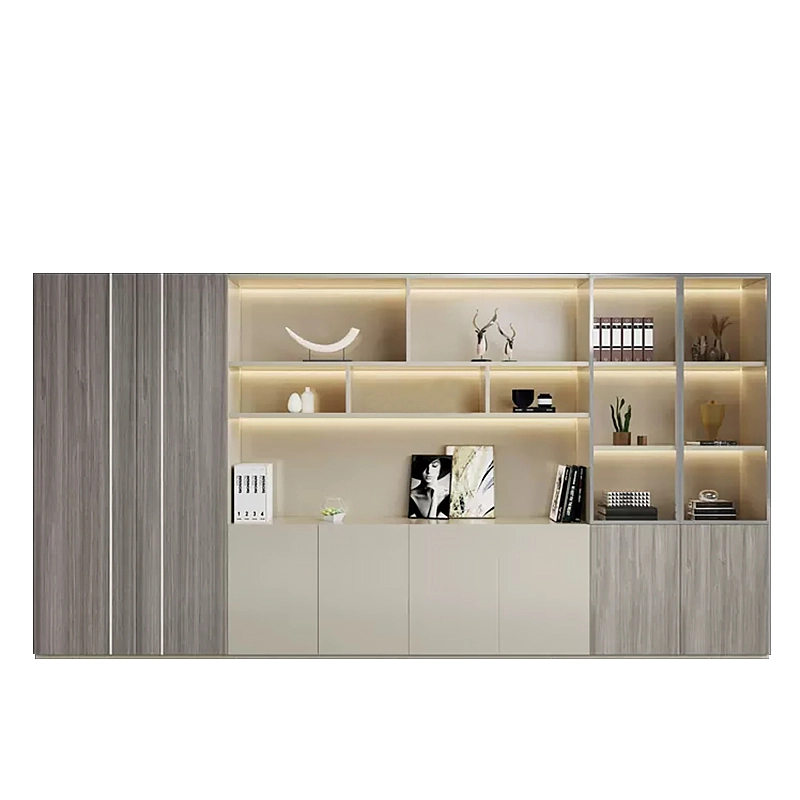 MFC L Shape Manager Table Luxury Design for Boss Office Working Space MEIYI Furniture - MEI YI