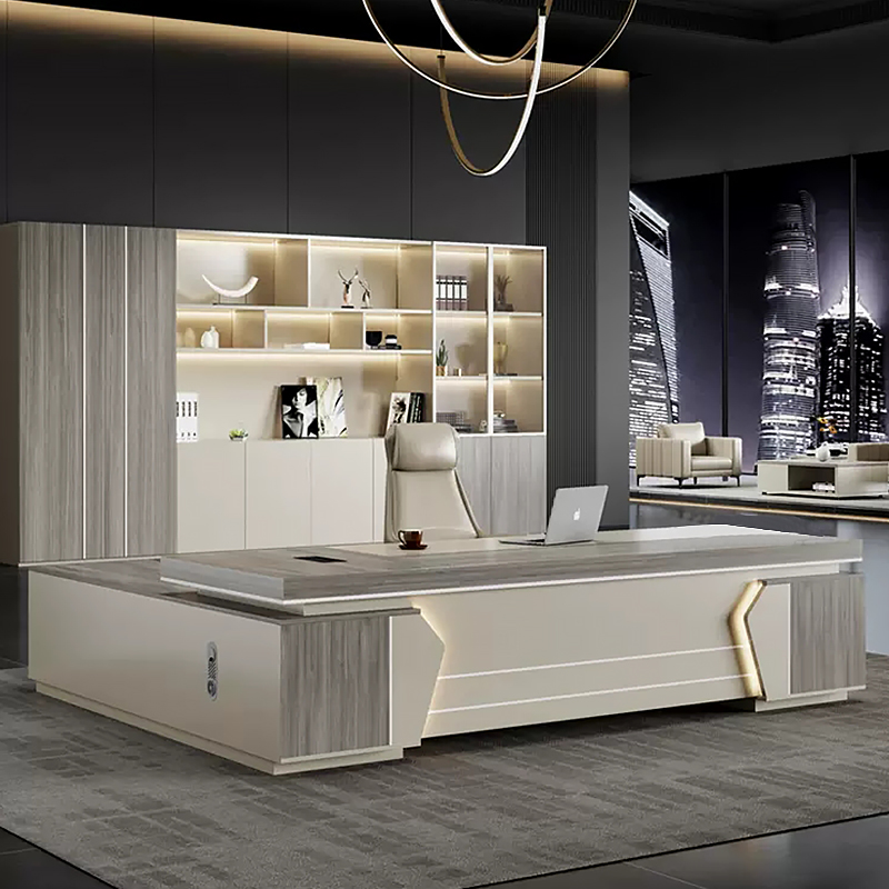 L Shape MFC Boss Office Table Luxury for Commercial Executive Area Direct Factory Supplier MEIYI L Shape MFC Boss Office Table Luxury for Commercial Executive Area Direct Factory Supplier MEIYI