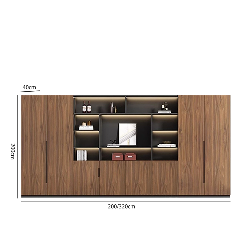 L Shape Office Furniture Melamine Desk for Enterprise Boss Office Area B2B Furniture Vendor MEIYI - MEI YI
