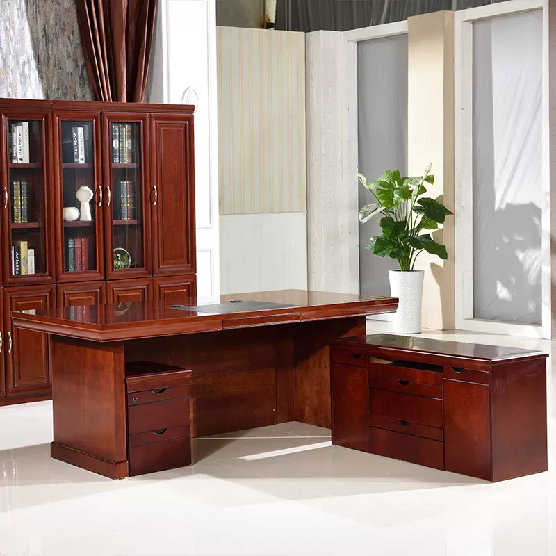 Elegant Modern Executive Table Wooden for Corporate Boss Office Space Furniture Wholesaler MEIYI