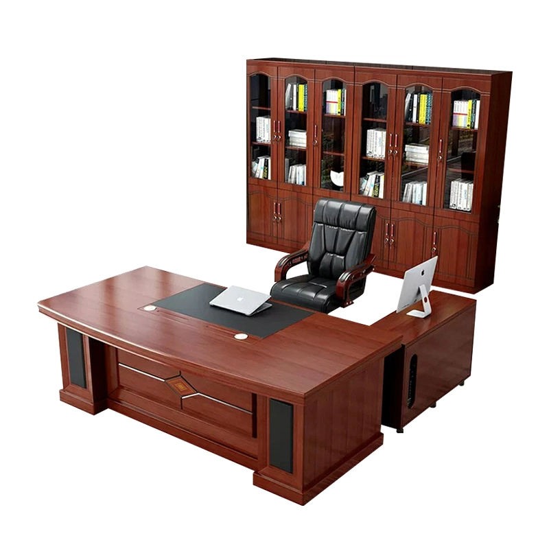 Chinese Style Atmospheric President Desk for Office Boss Working Environment MEIYI Furniture - MEI YI
