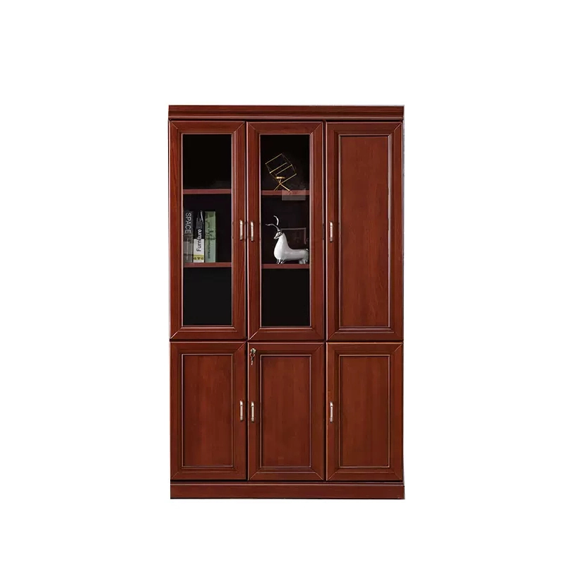 Hot Sale Office Bookcase Solid Wood 2 Doors for Commercial Office Area Direct Factory Supplier MEIYI - MEI YI