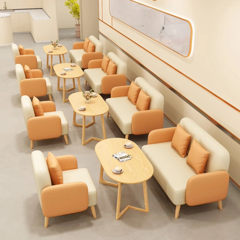 567-(11) - MEI YI Office Furniture Leather Sofa Sets Nordic Modern Chinese Style 4 Seater Sofa Set - MEI YI